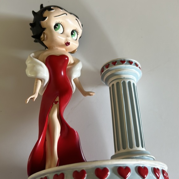 Betty Boop Enchanted Evening Candlesticks Danbury Mint Pudgy Bimbo - Picture 7 of 7